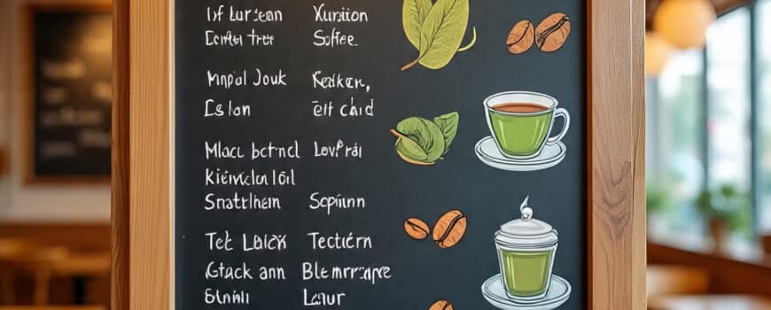 Tea Café Menu
